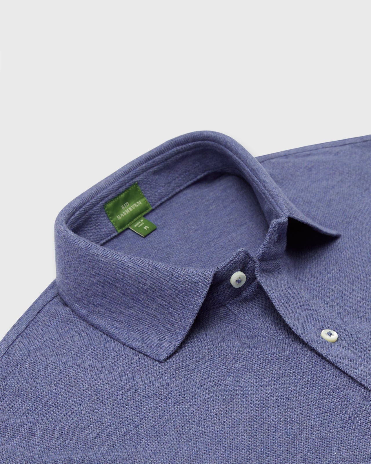 Court Polo in Heather Twilight Pima Pique
