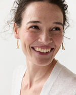 Load image into Gallery viewer, Alligator Spinous Process Earrings in Vermeil

