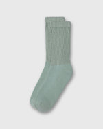 Load image into Gallery viewer, Solid Crew Socks in Sage

