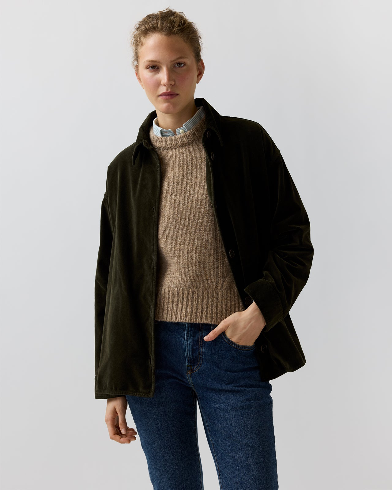 Shirt Jacket in Military