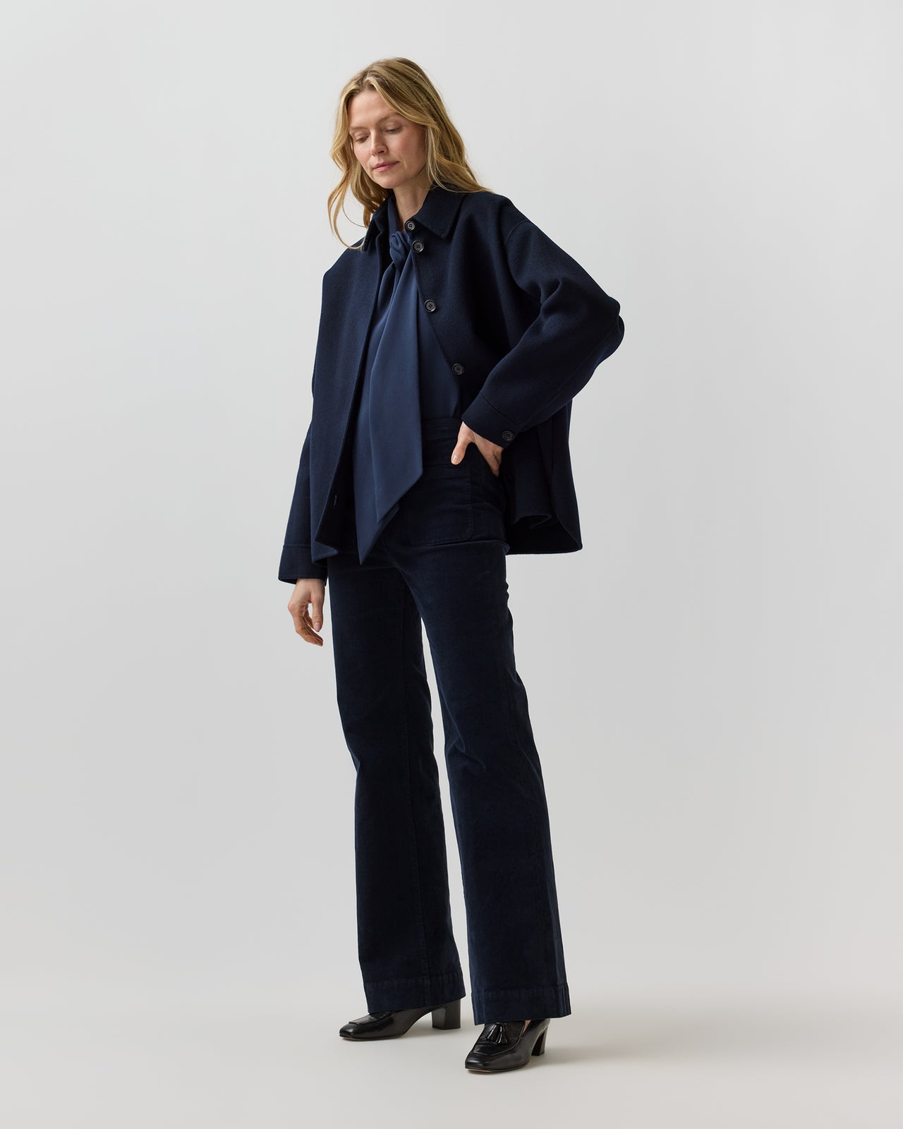 Shirt Jacket in Blue