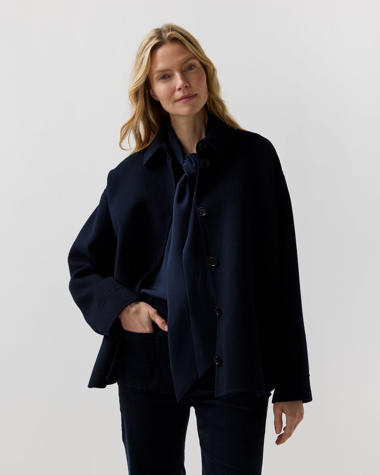 Shirt Jacket in Blue