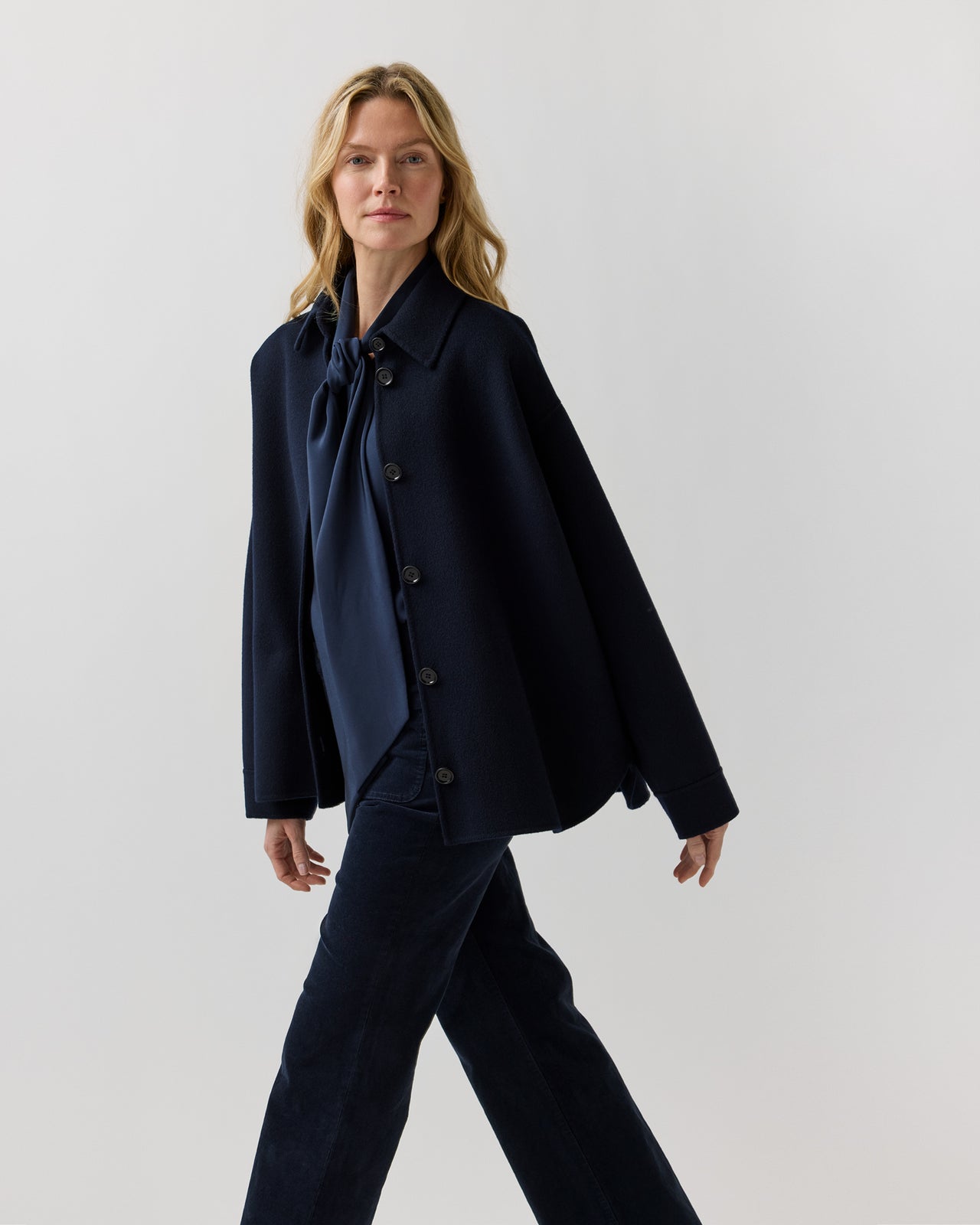 Shirt Jacket in Blue