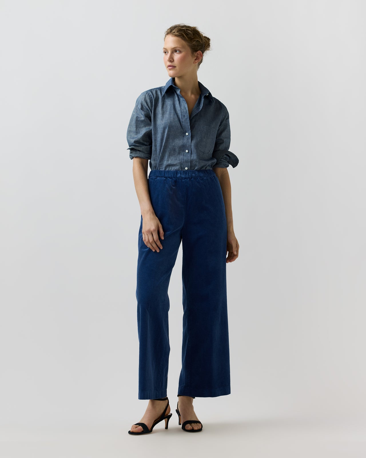 Pull-On Pant in Air Force Blue