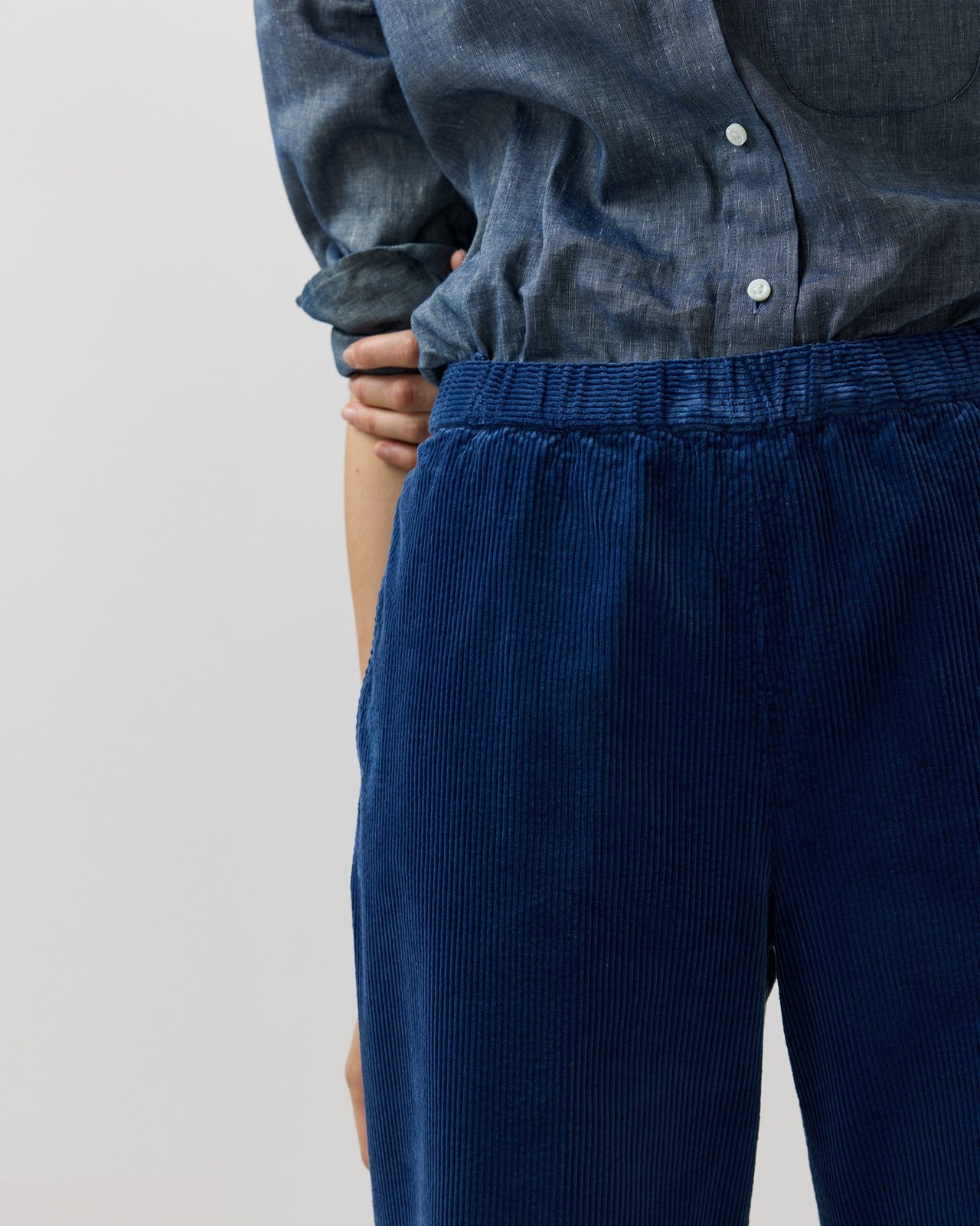 Pull-On Pant in Air Force Blue