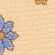 Silk Print Tie in Buttercream/Sky/Tan Flower