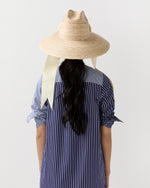 Load image into Gallery viewer, The Hollyhock Hat in Ivory Wide &amp; Short Ribbon

