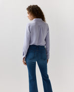 Load image into Gallery viewer, Natalia Blouse in Pale Lavender Silk Crepe De Chine
