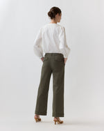 Load image into Gallery viewer, Weekender Pant in Olive Stretch Twill
