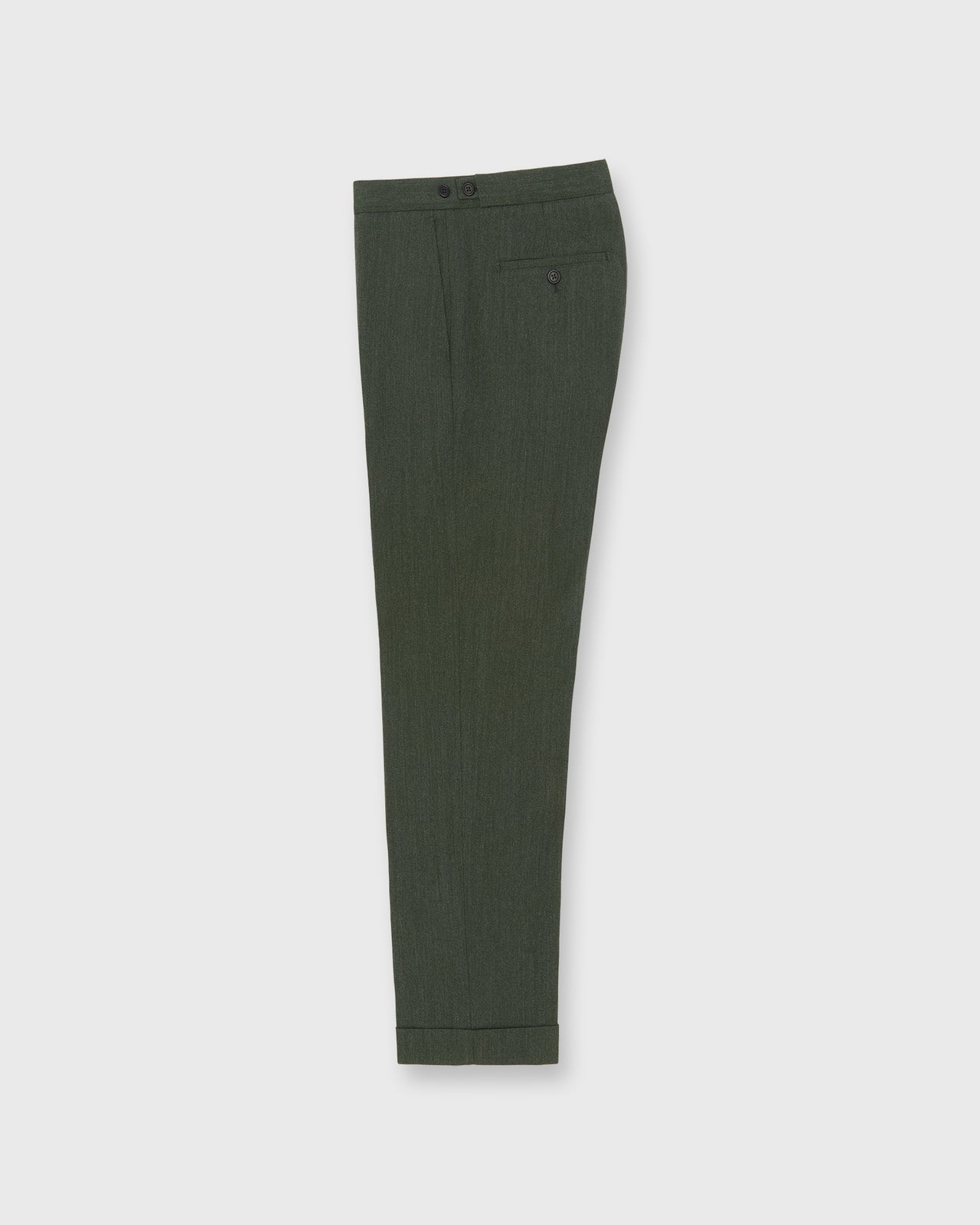 Ghost Trouser in Lovat Quattro Hopsack