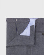 Load image into Gallery viewer, Side-Tab Dress Trouser in Blue/Navy Houndstooth Brushed Hopsack
