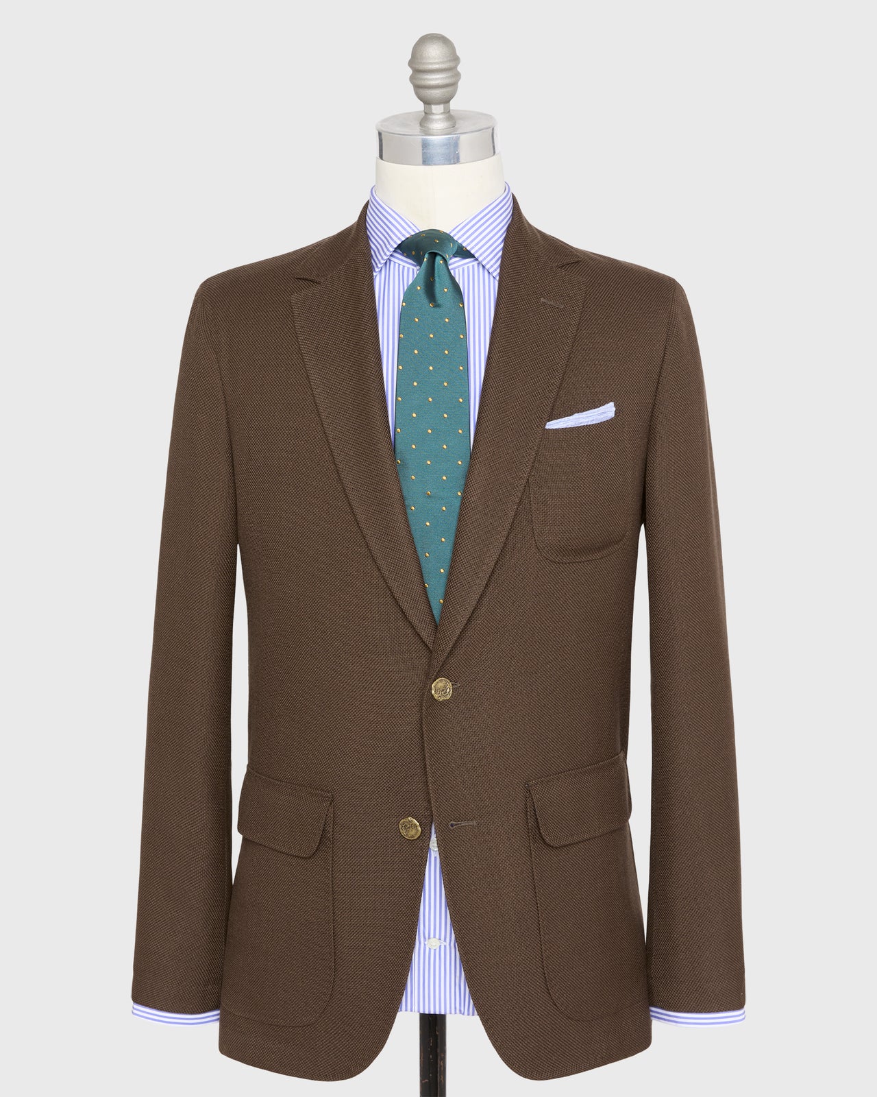 Ghost Blazer in Chocolate Hopsack