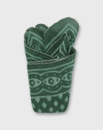 Load image into Gallery viewer, Printed Indian Bandana in Green/Bone
