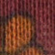 Hand-Rolled Cotton Print Pocket Square in Berry/Orange Tropical Bird