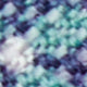Silk/Linen Print Tie in Air Force/Aegean Flower