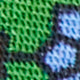 Silk Print Tie in Green/Aegean Flower