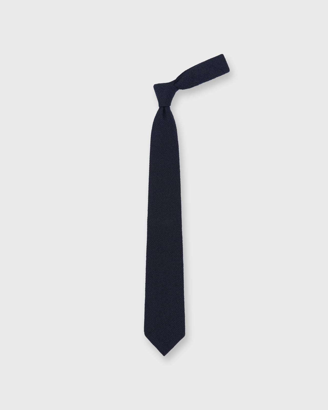Silk Jacquard Tie in Midnight