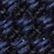 Silk/Cotton Mogador Tie in Navy/Brown Clover Dot