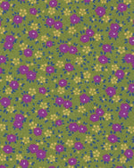 Load image into Gallery viewer, Silk Print Tie in Spring/Straw/Purple Floral
