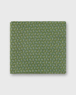 Load image into Gallery viewer, Cotton Print Pocket Square in Green/Aegean Floral
