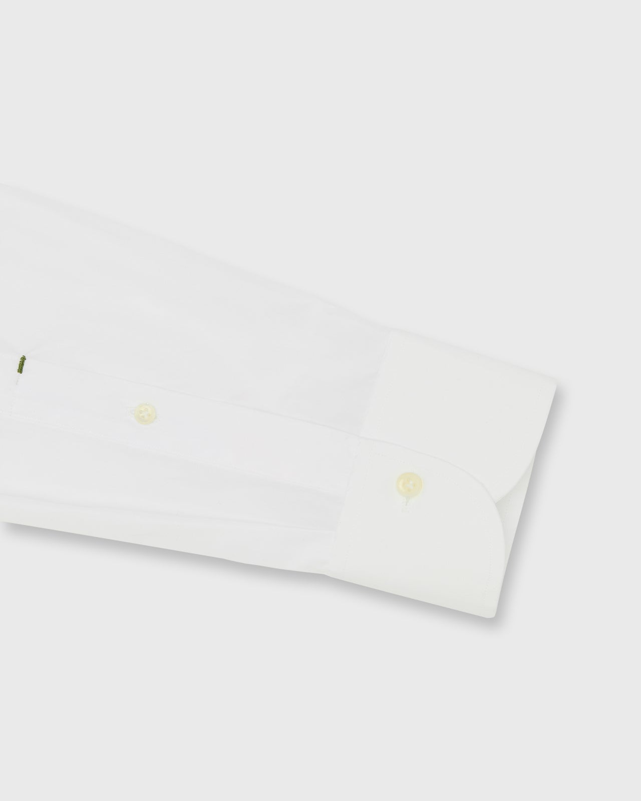 Otto Handmade Dress Shirt in White Suvin Poplin