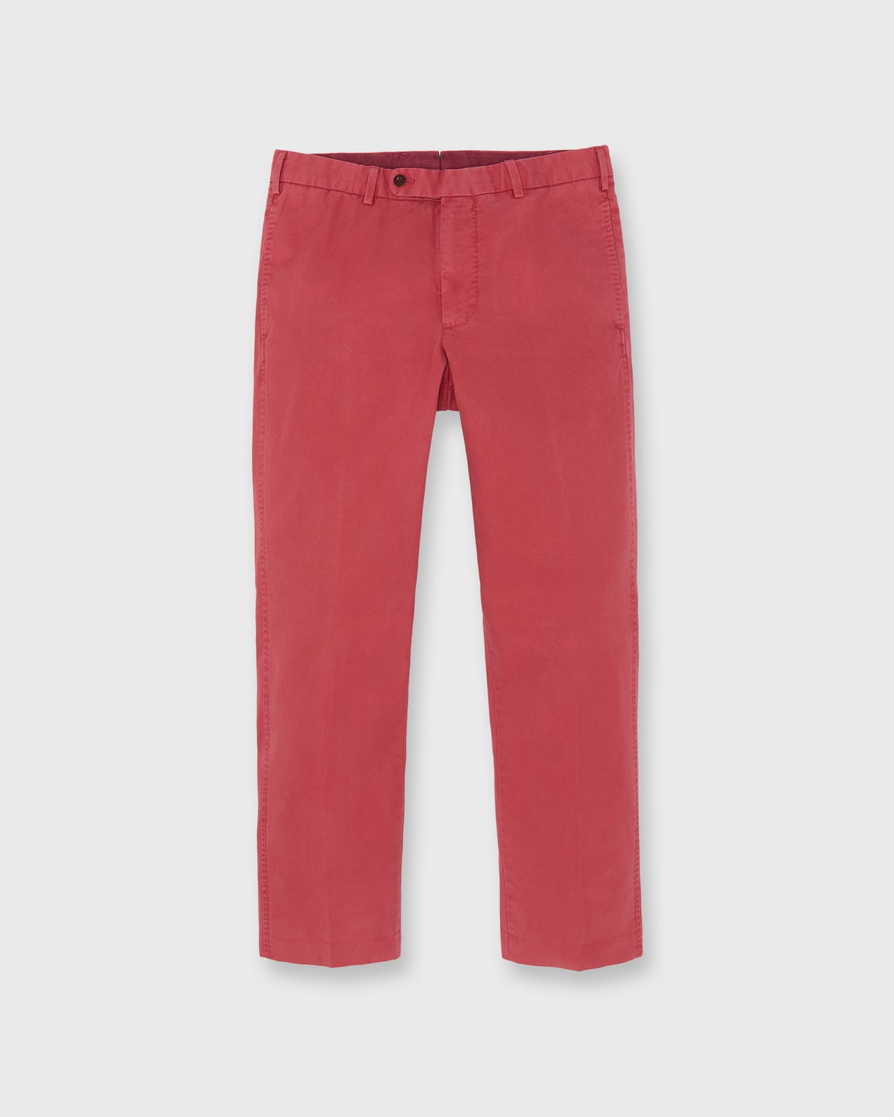 Garment-Dyed Sport Trouser in Red AP Twill