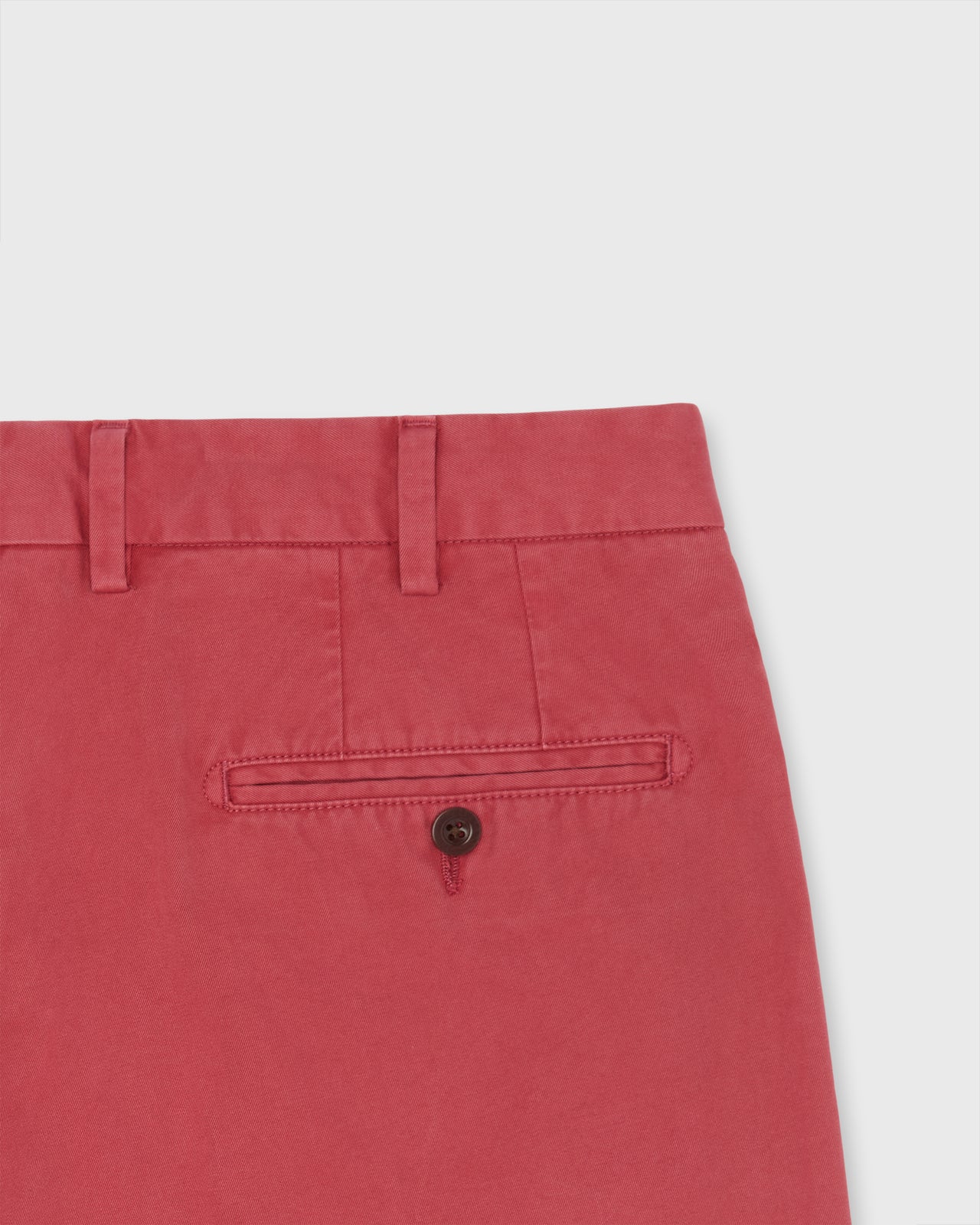 Garment-Dyed Sport Trouser in Red AP Twill