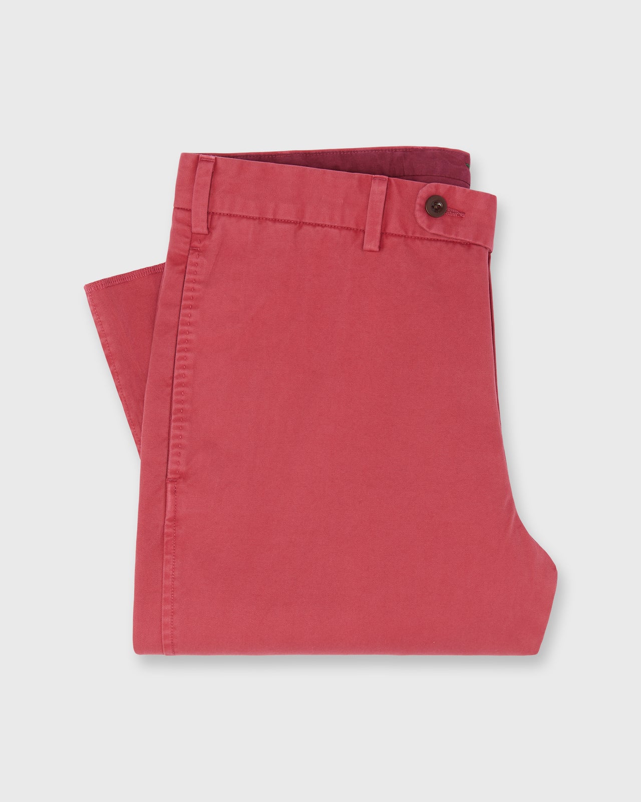 Garment-Dyed Sport Trouser in Red AP Twill
