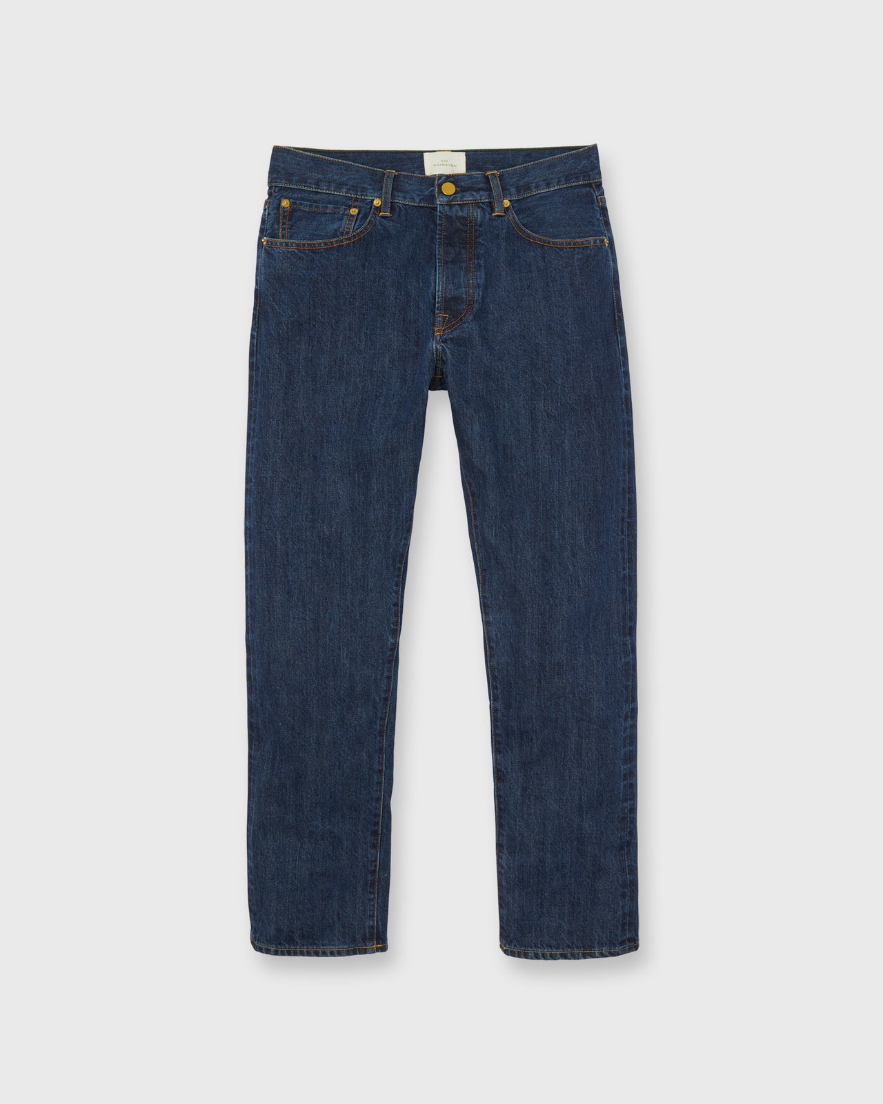 Slim Straight Jean in Japanese Selvedge Deep Indigo Denim