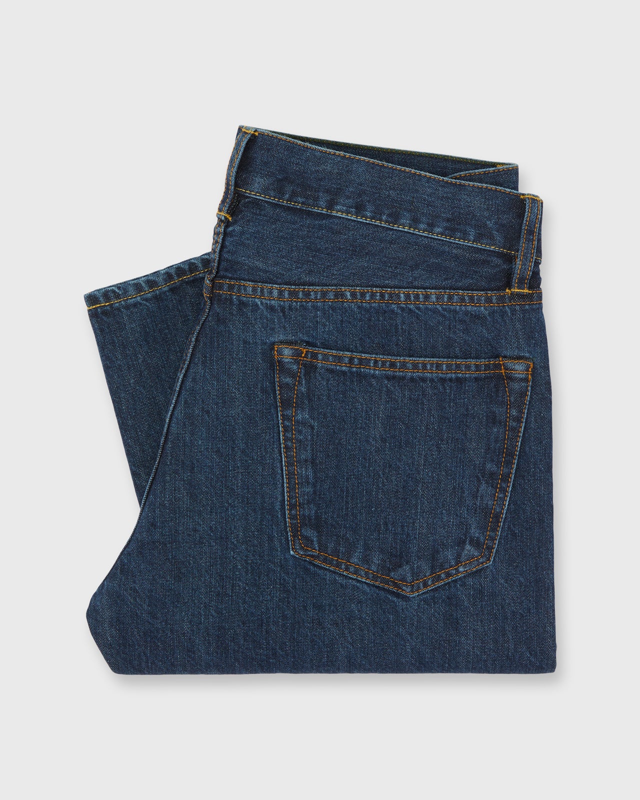 Slim Straight Jean in Japanese Selvedge Deep Indigo Denim