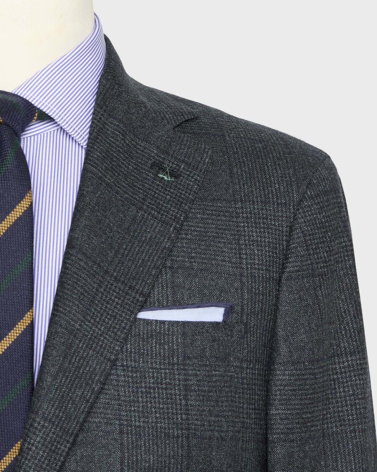Virgil No. 4 Suit in Spruce/Navy Glen Plaid Flannel