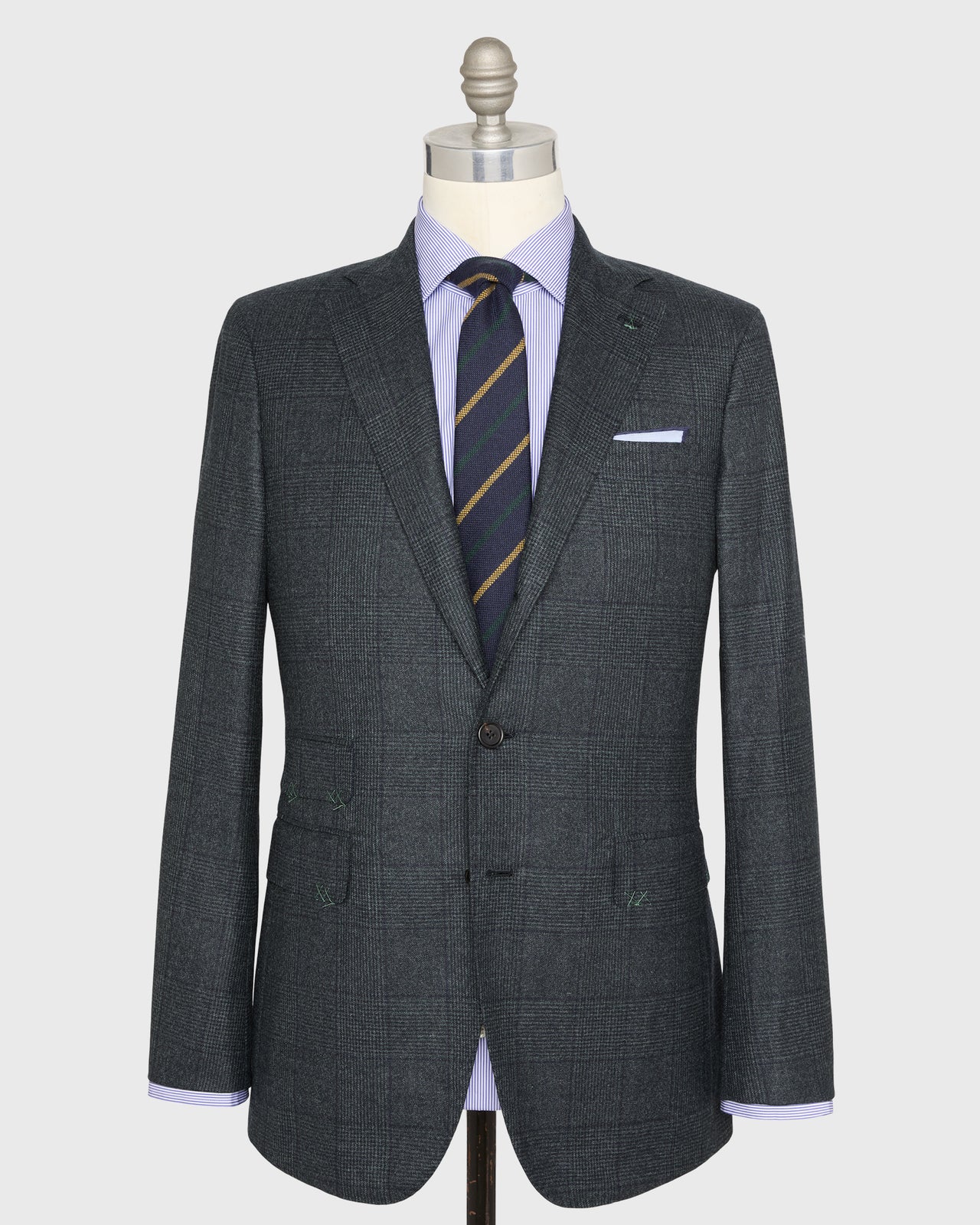 Virgil No. 4 Suit in Spruce/Navy Glen Plaid Flannel