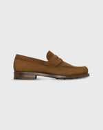 Load image into Gallery viewer, Italian Penny Loafer in Acorn Suede
