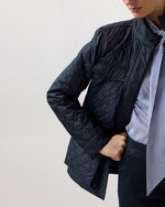 Load image into Gallery viewer, M65 Quilted Cashpad Jacket in Navy Nylon
