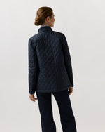 Load image into Gallery viewer, M65 Quilted Cashpad Jacket in Navy Nylon
