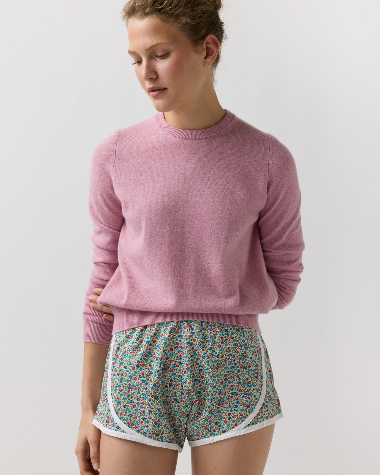 Track Short in Hannah Rose Liberty Fabric