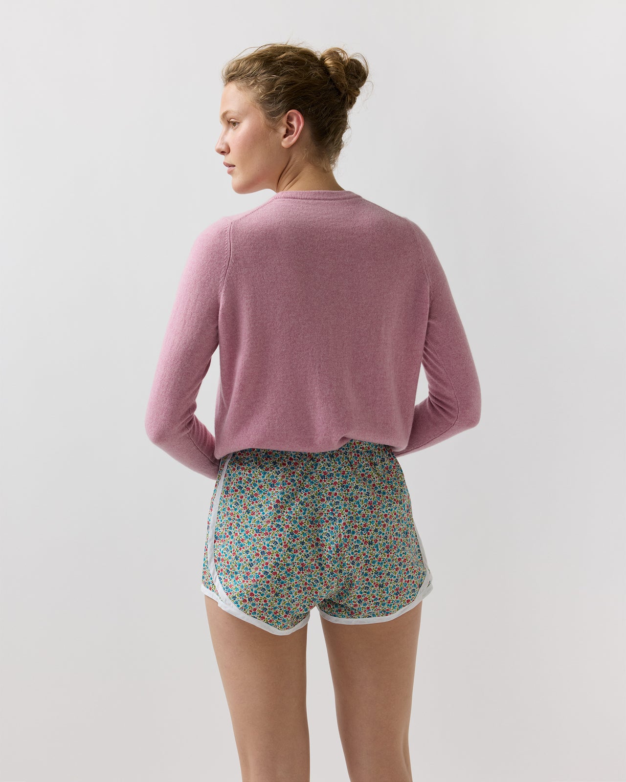 Track Short in Hannah Rose Liberty Fabric