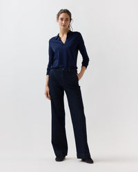 Lindy Trouser Jean in Indigo Stretch Denim