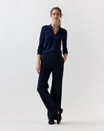 Load image into Gallery viewer, Lindy Trouser Jean in Indigo Stretch Denim
