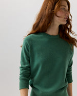 Load image into Gallery viewer, Kit Crewneck Sweater in Lovat Cashmere
