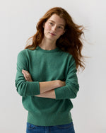 Load image into Gallery viewer, Kit Crewneck Sweater in Lovat Cashmere
