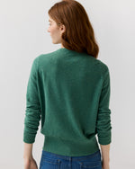 Load image into Gallery viewer, Kit Crewneck Sweater in Lovat Cashmere
