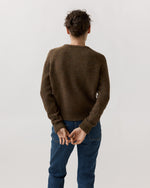 Load image into Gallery viewer, Romy Cardigan in Heather Chestnut Rustic Wool
