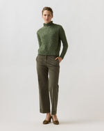 Load image into Gallery viewer, Stevie Teddy Sweater in Lovat Multi Cashmere/Silk
