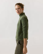 Load image into Gallery viewer, Stevie Teddy Sweater in Lovat Multi Cashmere/Silk
