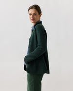 Load image into Gallery viewer, Tyrolean Jacket in Heather Pine Extrafine Merino Wool
