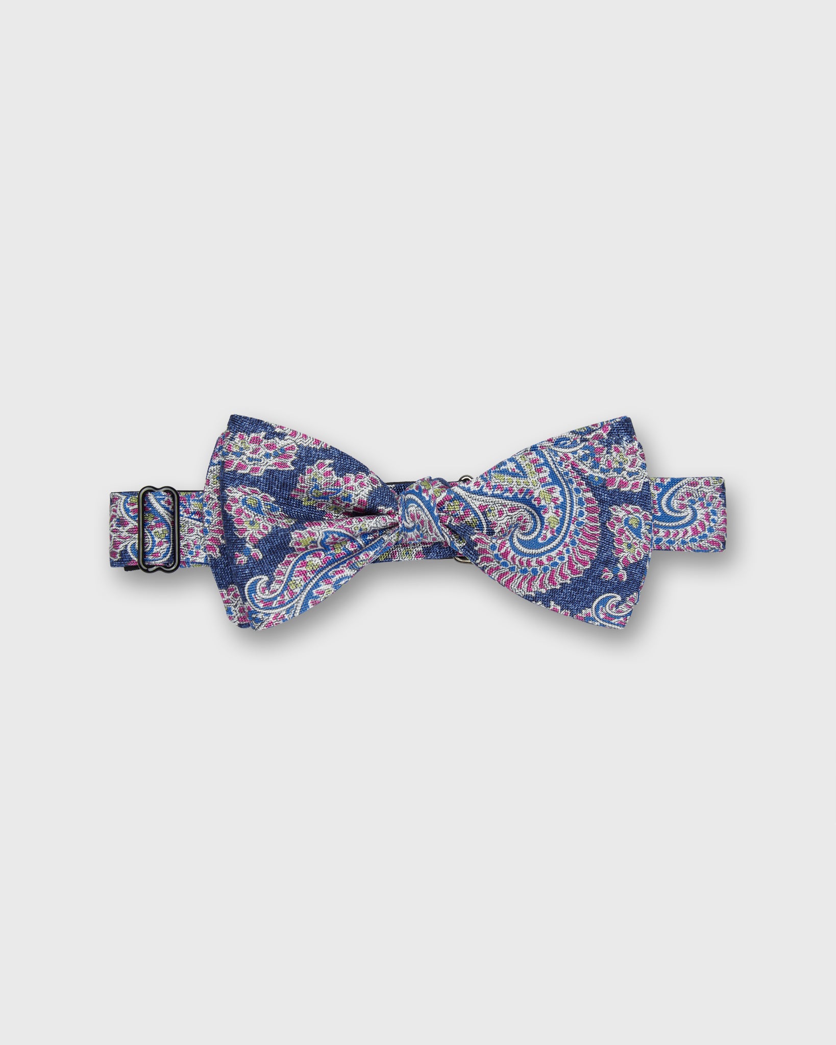 Silk Bow Tie in Navy Catherine Paisley | Sid Mashburn | Shop Sid
