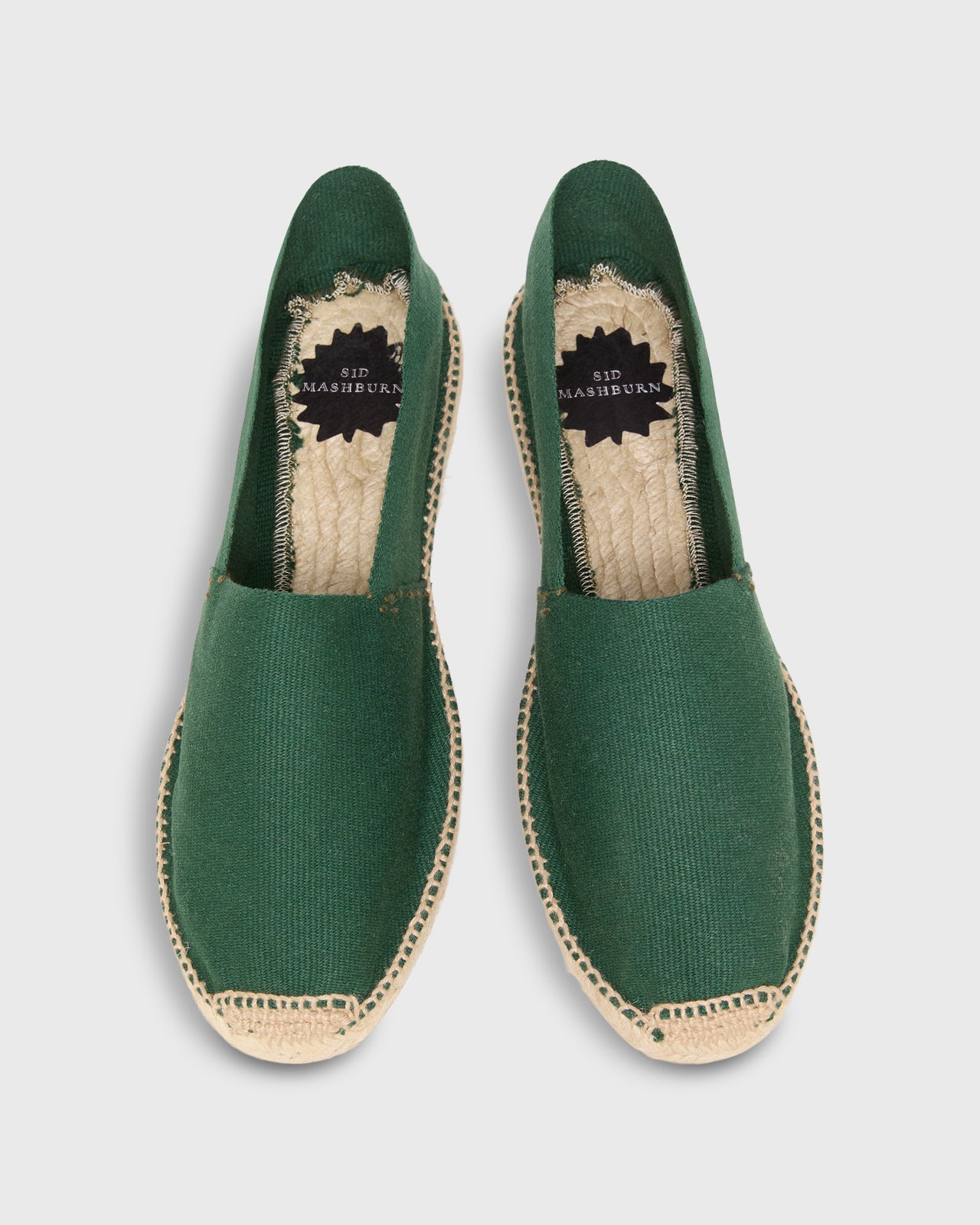 Classic Espadrille in Bottle Canvas