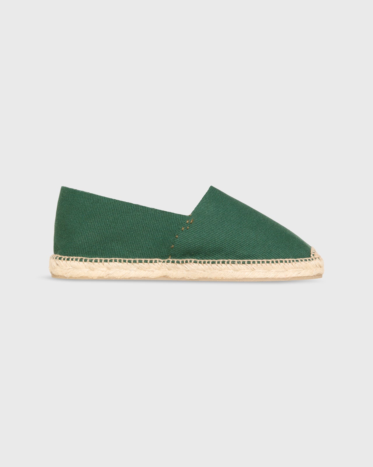 Classic Espadrille in Bottle Canvas