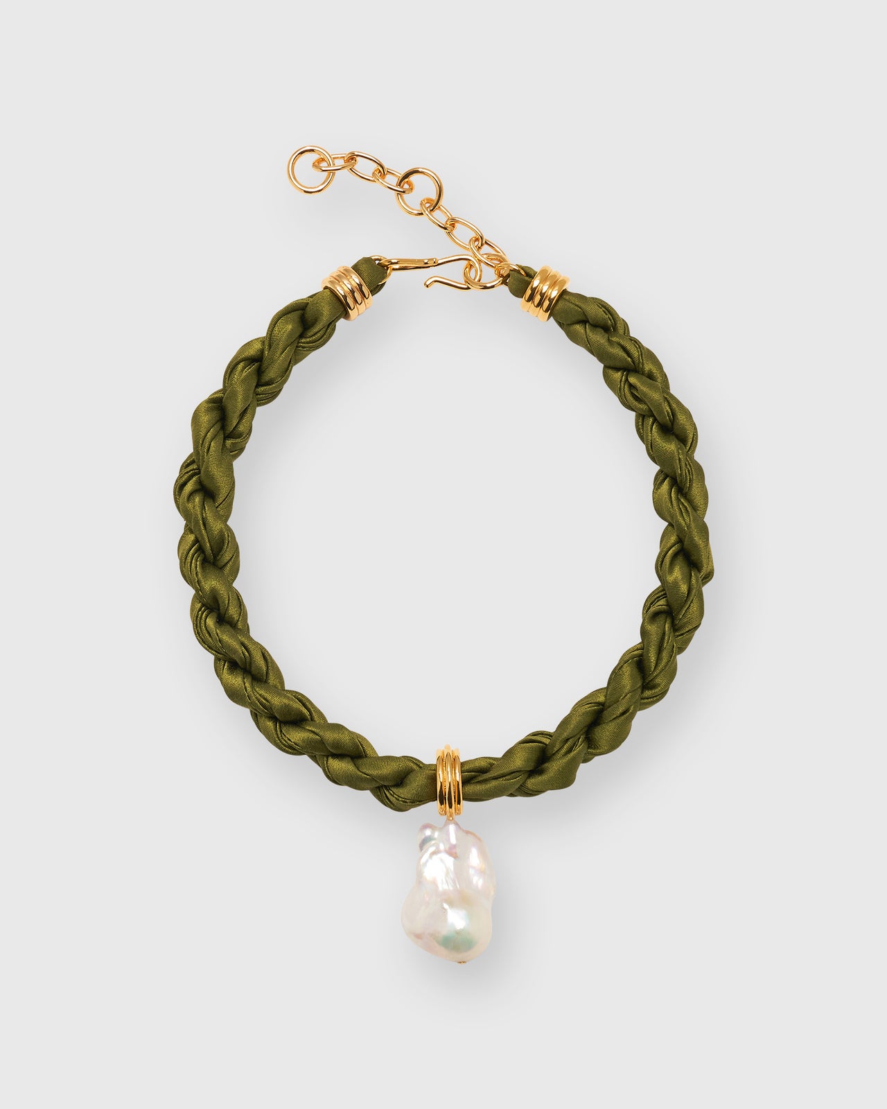 Woven Collar in Olive Branch